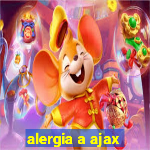 alergia a ajax